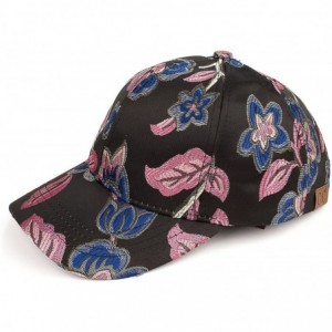 Baseball Caps Hatsandscarf Exclusives Oriental Flower Geometric Pattern Baseball Cap (BA-740-1) - Oriental Rose-4 - CV18R36GS...