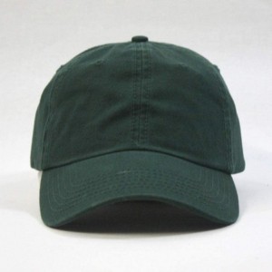 Baseball Caps Vintage Washed Cotton Adjustable Dad Hat Baseball Cap (Dark Green) - CD192AKHCAK $9.81