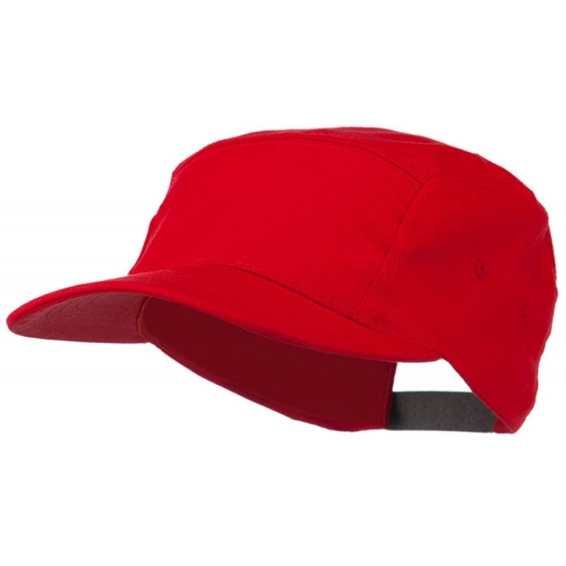 Baseball Caps 5 Panel Cotton Cap - Red - C811ND5HH2F $14.09