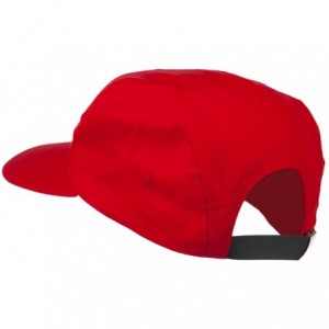 Baseball Caps 5 Panel Cotton Cap - Red - C811ND5HH2F $14.09