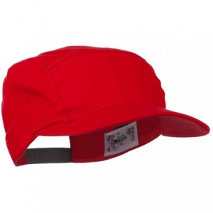 Baseball Caps 5 Panel Cotton Cap - Red - C811ND5HH2F $14.09