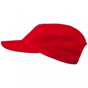 Baseball Caps 5 Panel Cotton Cap - Red - C811ND5HH2F $14.09