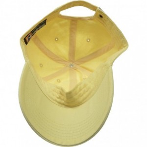 Baseball Caps Solid Cotton Cap Washed Hat Polo Camo Baseball Ball Cap [12 Light Yellow](One Size) - CS182G065YL $10.66