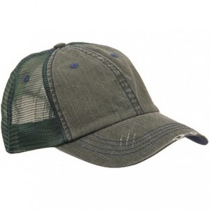 Baseball Caps Low Profile Special Cotton Mesh Cap-Dk. Green OSFM - C411V960FHT $10.08