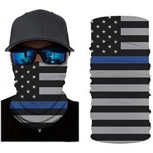 Balaclavas Stripes USA Flag Print Balaclava and Cool Skull Stars for Men Women Dust Wind Mask Neck Gaiter - Cy-wftj-191 - C01...