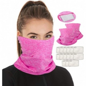 Balaclavas Scarf Bandanas Neck Gaiter Multi-Purpose Balaclava Headwear for Outdoor Sports - Pink - C9198W3WI94 $18.24