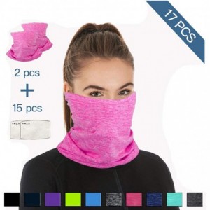 Balaclavas Scarf Bandanas Neck Gaiter Multi-Purpose Balaclava Headwear for Outdoor Sports - Pink - C9198W3WI94 $18.24