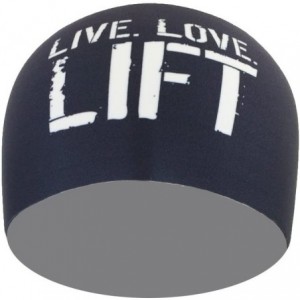 Headbands Live Love Lift" Moisture Wicking 4" Headband- One Size- Black - CN11MB42Y6X $7.85