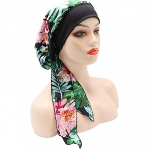 Skullies & Beanies Chemo Cancer Head Scarf Hat Cap Tie Dye Pre-Tied Hair Cover Headscarf Wrap Turban Headwear - CV198M5IGD2 $...