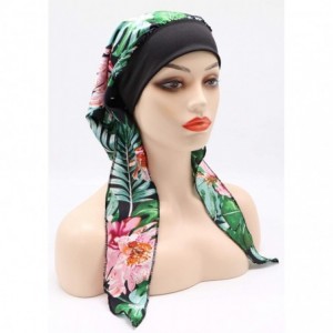 Skullies & Beanies Chemo Cancer Head Scarf Hat Cap Tie Dye Pre-Tied Hair Cover Headscarf Wrap Turban Headwear - CV198M5IGD2 $...