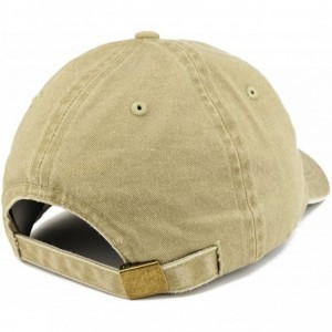 Baseball Caps Established 1940 Embroidered 80th Birthday Gift Pigment Dyed Washed Cotton Cap - Khaki - CG180NGK468 $14.35