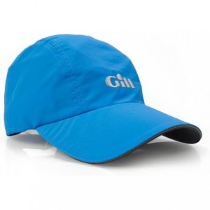 Baseball Caps Regatta Cap with 50+ UV Protection and Anti-Corrosion Clip One Size Fits All - Bright Blue - CH188EE62ZO $44.88