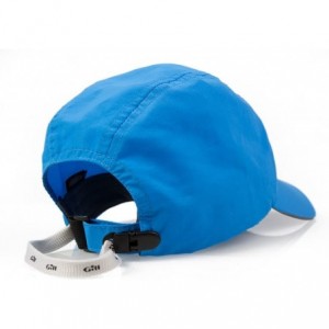Baseball Caps Regatta Cap with 50+ UV Protection and Anti-Corrosion Clip One Size Fits All - Bright Blue - CH188EE62ZO $44.88