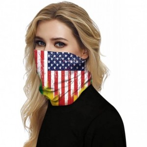 Balaclavas Stars and Stripes USA Flag Bandana Neck Gaiter Balaclavas Scarf Headband - Usa Flag 2 - C919998XIXN $13.20