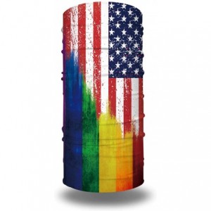Balaclavas Stars and Stripes USA Flag Bandana Neck Gaiter Balaclavas Scarf Headband - Usa Flag 2 - C919998XIXN $24.19