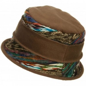 Bucket Hats Women's Polar Fleece Winter Bucket Hat - Brown - C1126E69AHN $33.38