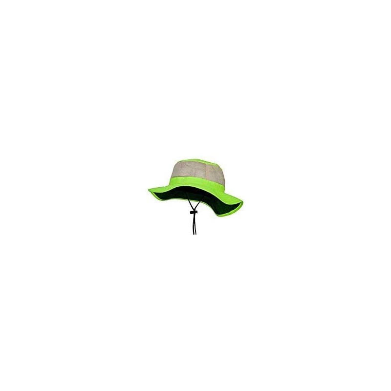 Sun Hats Big Size Safety Boonie Hat (for Big Head) - Neon Yellow - CY12CDM7WWD $28.20