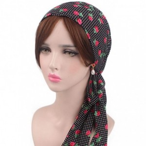 Skullies & Beanies Chemo Headwear Cancer Cap for Women Sleep Headscarf Bonnet Headwrap - 2 - C718RR29IQ8 $14.10