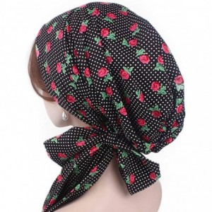 Skullies & Beanies Chemo Headwear Cancer Cap for Women Sleep Headscarf Bonnet Headwrap - 2 - C718RR29IQ8 $14.10