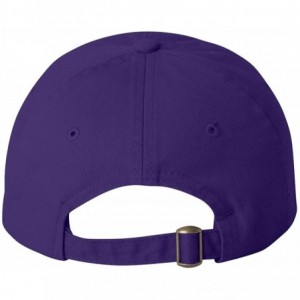 Baseball Caps Bio-Washed Unstructured Cotton Adjustable Low Profile Strapback Cap - Purple - C812EXQPA75 $11.92