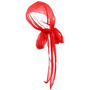 Headbands Large Satin Wrap - Red - CA120ZR0KXV $10.02