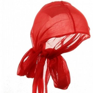 Headbands Large Satin Wrap - Red - CA120ZR0KXV $10.02