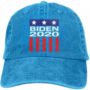 Baseball Caps Joe Biden 2020 Fashion Adjustable Cowboy Cap Baseball Cap for Women and Men - Blue - CC18S9NONXA $37.87