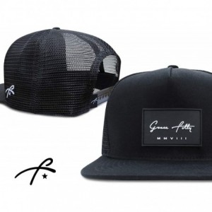 Baseball Caps Trucker Hat for Men & Women. Snapback Mesh Caps - Black - CS18EEI88LH $17.81