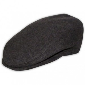 Newsboy Caps Mens Womens Wool Winter Flat Cap Italian Designer Hat (CT514) - Grey - CJ11UJOZHZH $36.46