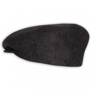 Newsboy Caps Mens Womens Wool Winter Flat Cap Italian Designer Hat (CT514) - Grey - CJ11UJOZHZH $21.09