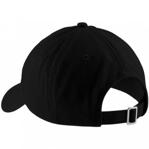 Baseball Caps French Bulldog Head Embroidered Low Profile Soft Cotton Brushed Cap - Black - CT12OCYY2T8 $18.36