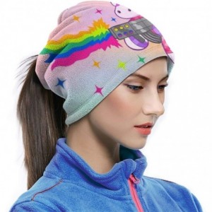 Balaclavas Neck Gaiter Headwear Face Sun Mask Magic Scarf Bandana Balaclava - Cool Rainbow Unicorn Funny - CI197SECCA0 $14.64