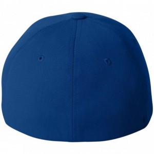 Baseball Caps Flexfit Premium Original Pro-Formance Solid Blank Baseball Fitted Cap-6580 - Royal - C3188UHIDQK $13.07