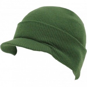 Skullies & Beanies New Blank Cuff Winter Beanie Visor - CZ112LQRHQX $9.96