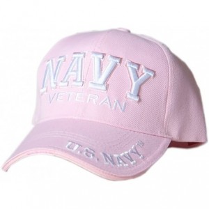 Baseball Caps Embroidered Navy Veteran Pink Baseball Caps Hats - CR1885ADOOG $36.06
