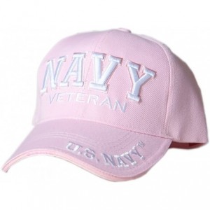 Baseball Caps Embroidered Navy Veteran Pink Baseball Caps Hats - CR1885ADOOG $15.45