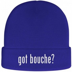 Skullies & Beanies got Bouche? - Soft Adult Beanie Cap - Blue - C318AXEOQ63 $22.80