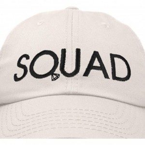 Baseball Caps Bachelorette Party Bride Hats Tribe Squad Baseball Cotton Caps - Squad-beige (Black) - C618HU00DHN $11.49