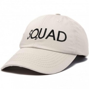 Baseball Caps Bachelorette Party Bride Hats Tribe Squad Baseball Cotton Caps - Squad-beige (Black) - C618HU00DHN $11.49