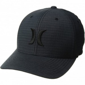 Baseball Caps Men's Black Textures Baseball Cap - Black/Black Ripstop - CZ187EO49DO $27.71