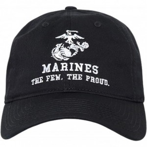 Baseball Caps United States US Marine Corp USMC Marines Polo Relaxed Cotton Low Crown Baseball Cap Hat - Black - CU18C5QTGS4 ...