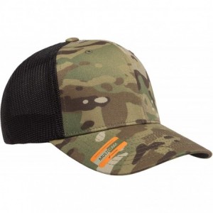 Baseball Caps Multicam Trucker Stretch Mesh Cap - Multicam - CL18LY9IADU $8.91