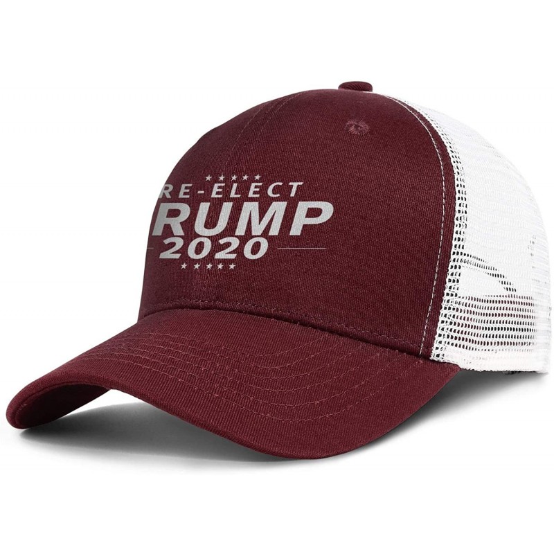 Baseball Caps Trump-2020-white-and-red- Baseball Caps for Men Cool Hat Dad Hats - Trump 2020 White-15 - CU18U0MU4WE $17.03