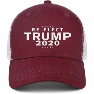 Baseball Caps Trump-2020-white-and-red- Baseball Caps for Men Cool Hat Dad Hats - Trump 2020 White-15 - CU18U0MU4WE $17.03