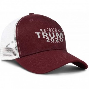 Baseball Caps Trump-2020-white-and-red- Baseball Caps for Men Cool Hat Dad Hats - Trump 2020 White-15 - CU18U0MU4WE $17.03