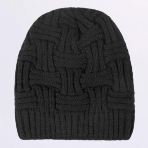 Skullies & Beanies 2 Pack Winter Hats for Men Baggy Beanie Ski Snow Skull Cap - A8-mens Grey Beanie - CQ18ULKWAQY $18.56