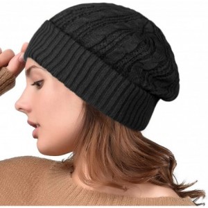 Skullies & Beanies 2 Pack Winter Hats for Men Baggy Beanie Ski Snow Skull Cap - A8-mens Grey Beanie - CQ18ULKWAQY $18.56