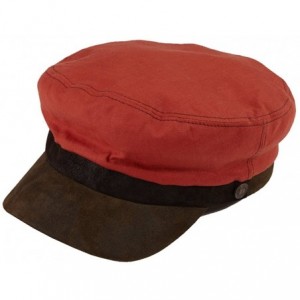 Newsboy Caps Fiddler Spitfire Brando Summer Linen Army Cap - Flame - CU12OE2J70X $48.65