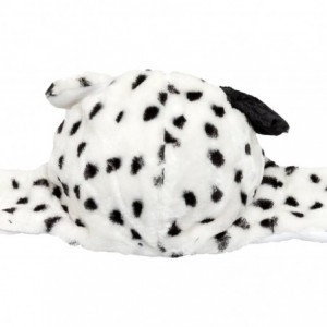 Skullies & Beanies Plush Faux Fur Animal Critter Hat Cap - Soft Warm Winter Headwear (Wolf) - Long Dalmation - CZ11QQCYQLR $9.56