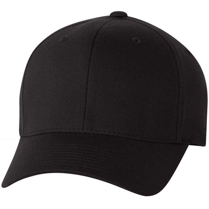 Baseball Caps Woolly Combed Cap - Black - CD182YM6W0X $13.31